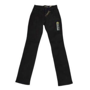 NWT Lee Straight Leg Mid Rise Flex Motion Jeans in Black - Size 2